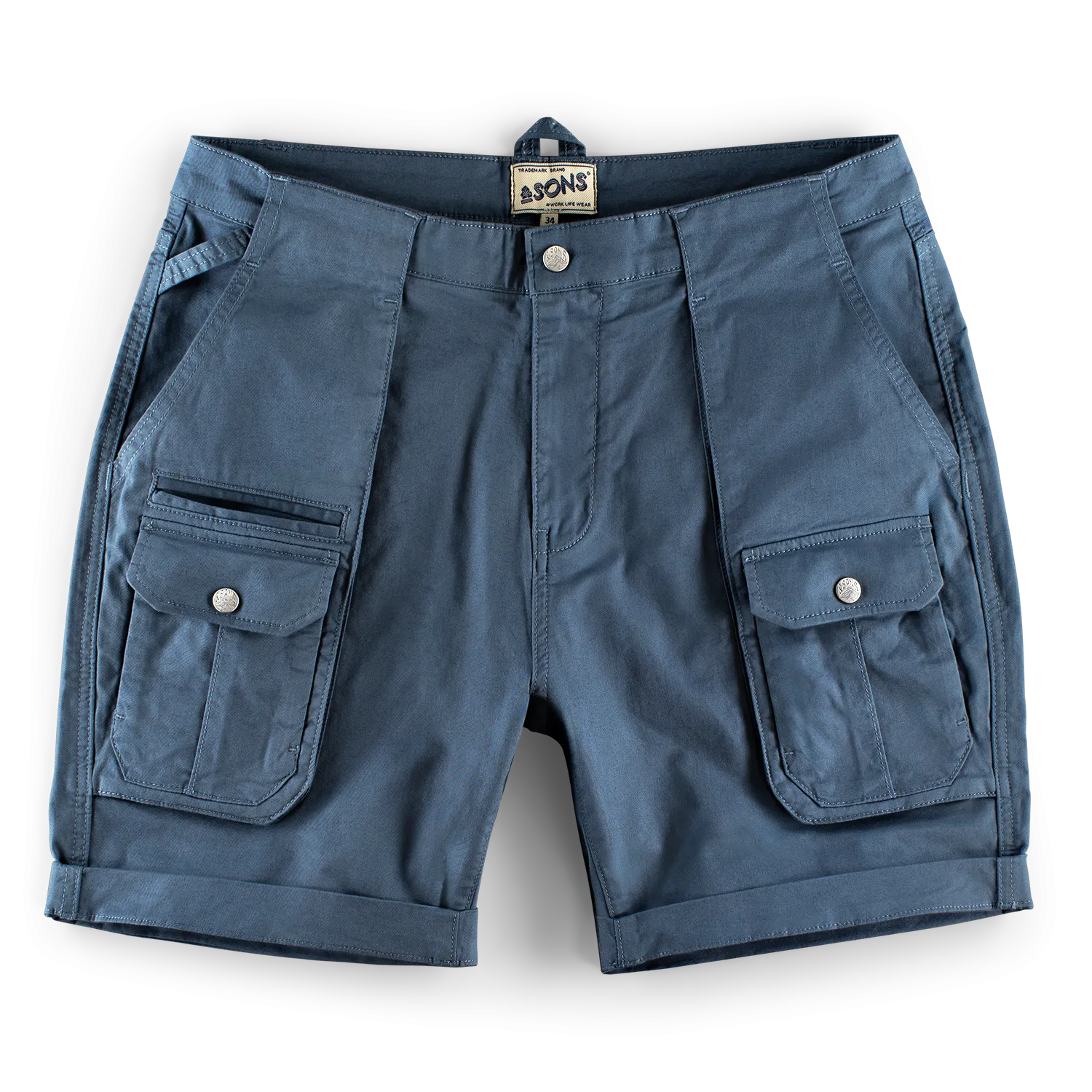 &SONS Gravel Hiking Shorts Churchill Blue