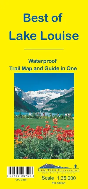 Best of Lake Louise Waterproof Map