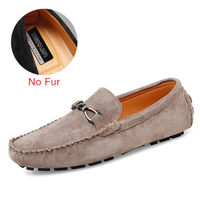 Diler Men's Loafers Suede Shoes