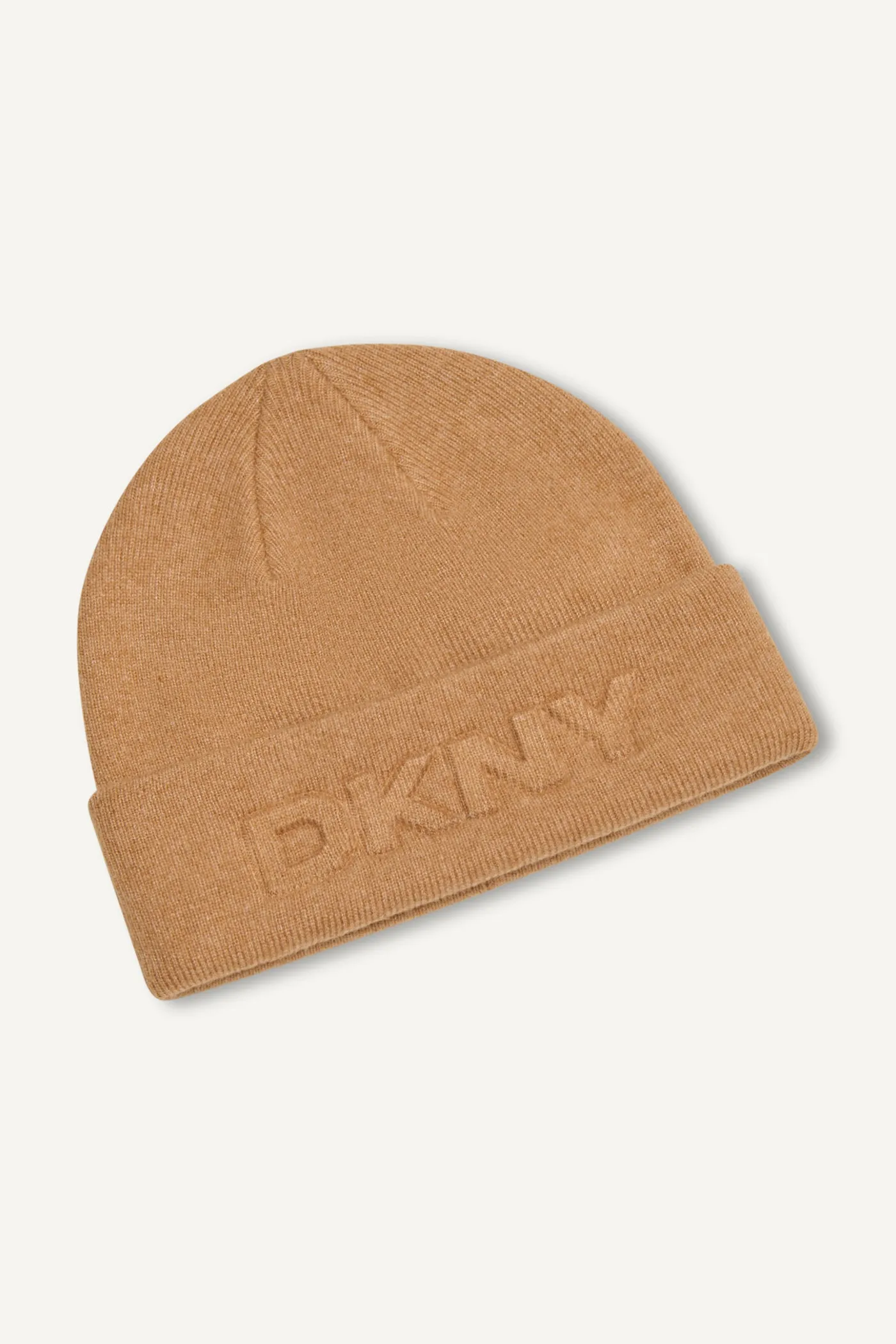 DKNY DEBOSSED BEANIE