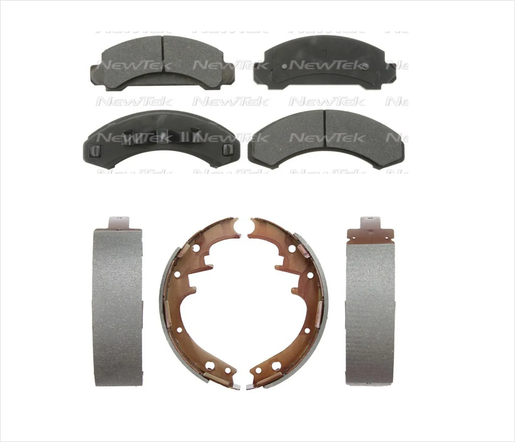 Fits For 91-94 Ford Explorer Front Ceramic Pads & Rear Organic Brake Shoes