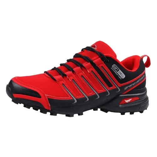 Grand Attack Men&#39;s Shoes Trail Running Sneakers Outdoor Walking Hiking Trekking Backpacking Non-slip Water Resistant Trainers