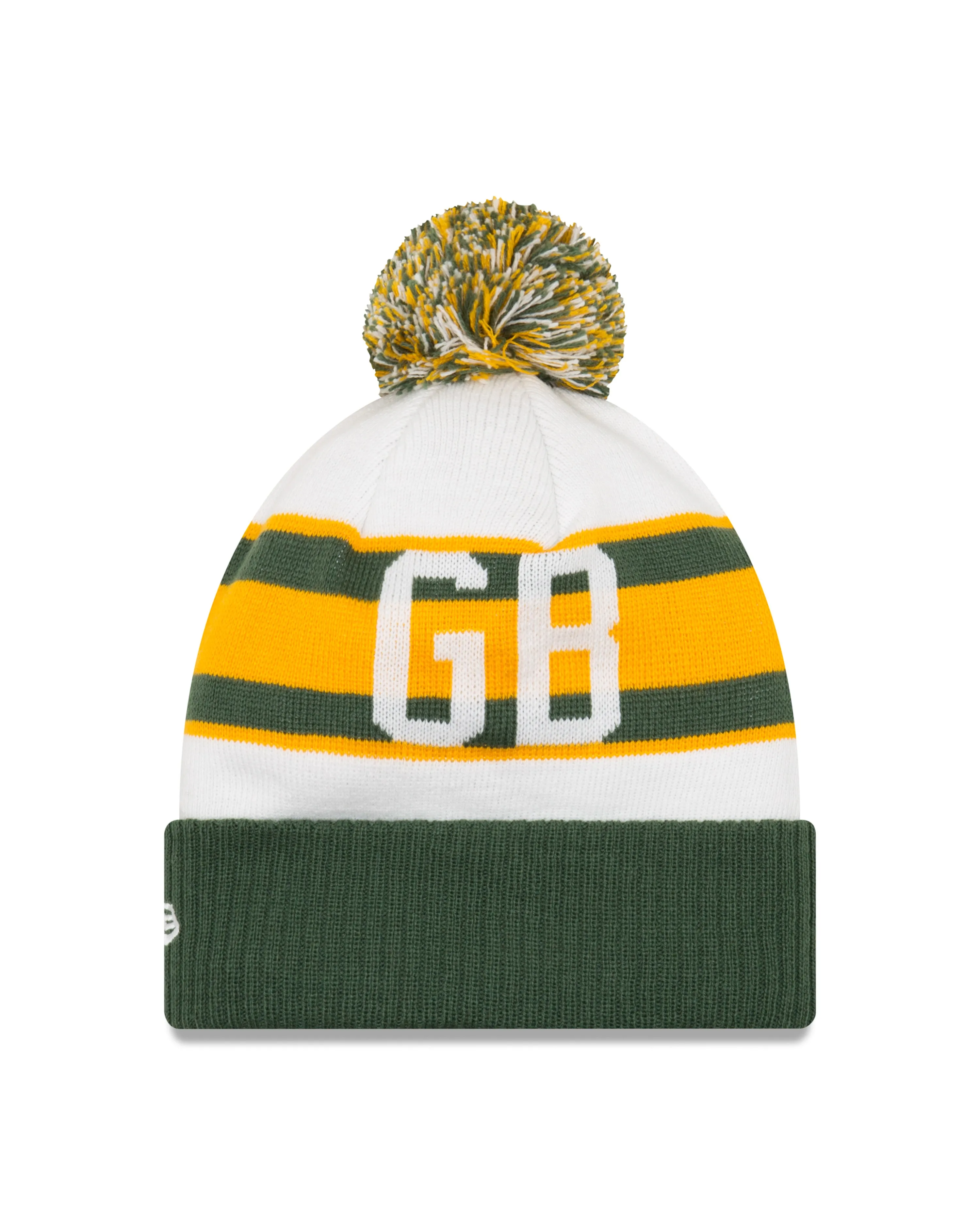 Green Bay Packers Retro Cuff Pom Knit Hat