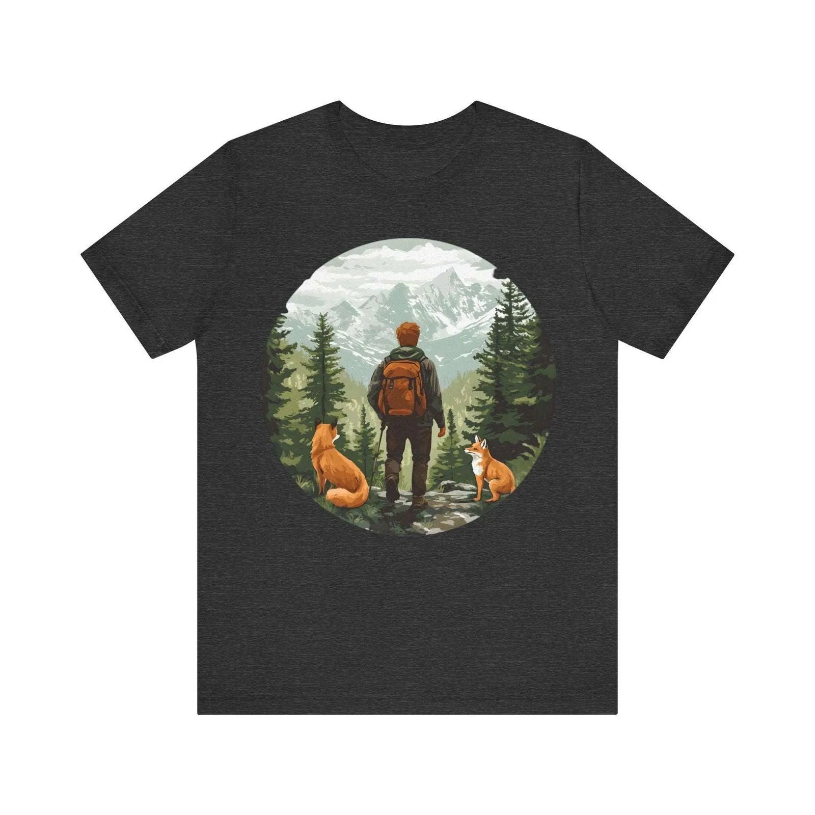 Hiking Fox Trail Explorer T Shirt