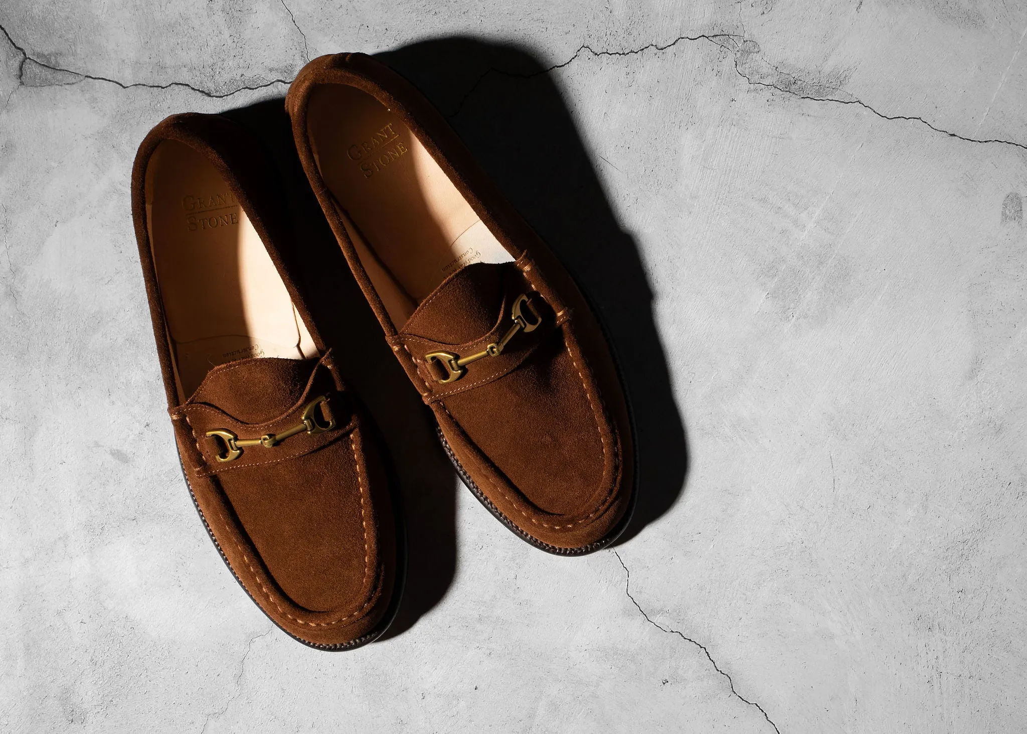 Horsebit Loafer Bourbon Suede