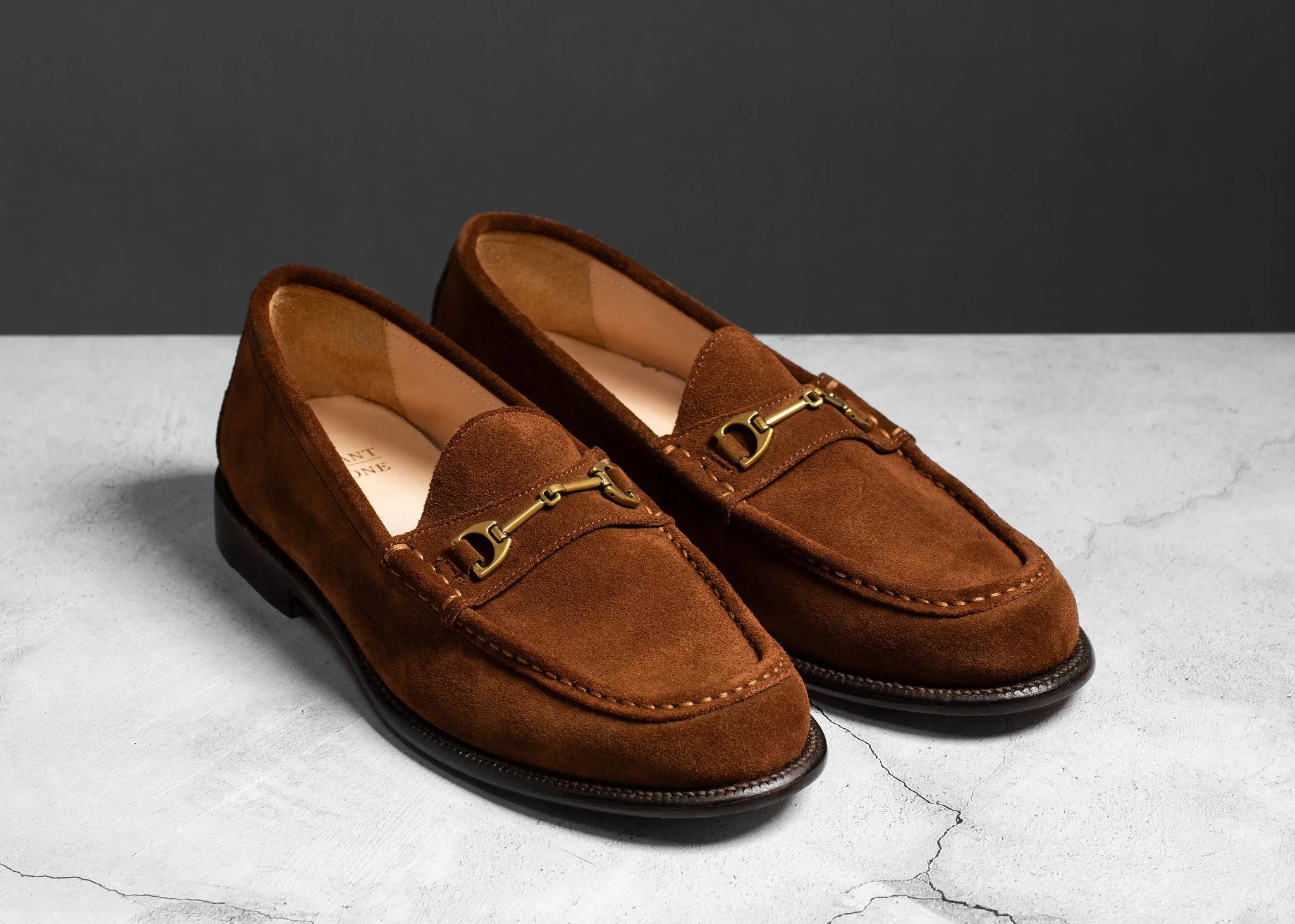 Horsebit Loafer Bourbon Suede