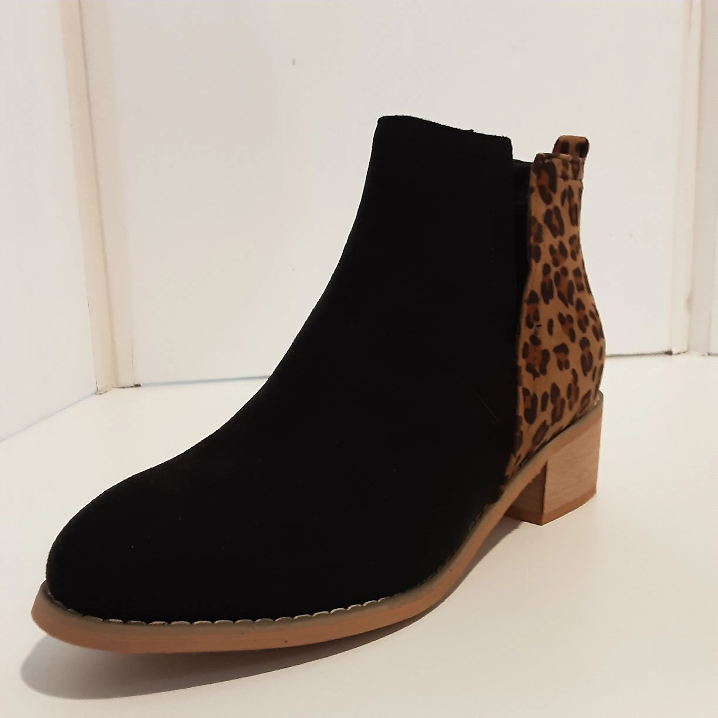 Leopard Print Split Bootie | Boutique by Corkys Sheild - Last Pair