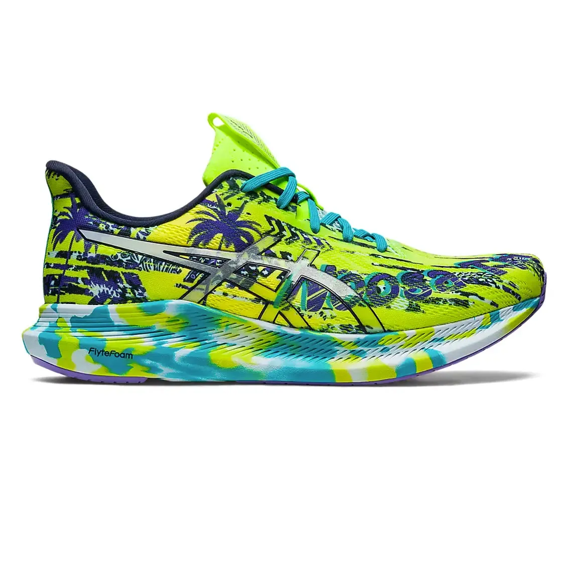 Mens ASICS Noosa Tri 14 - Lime Zest / Sky