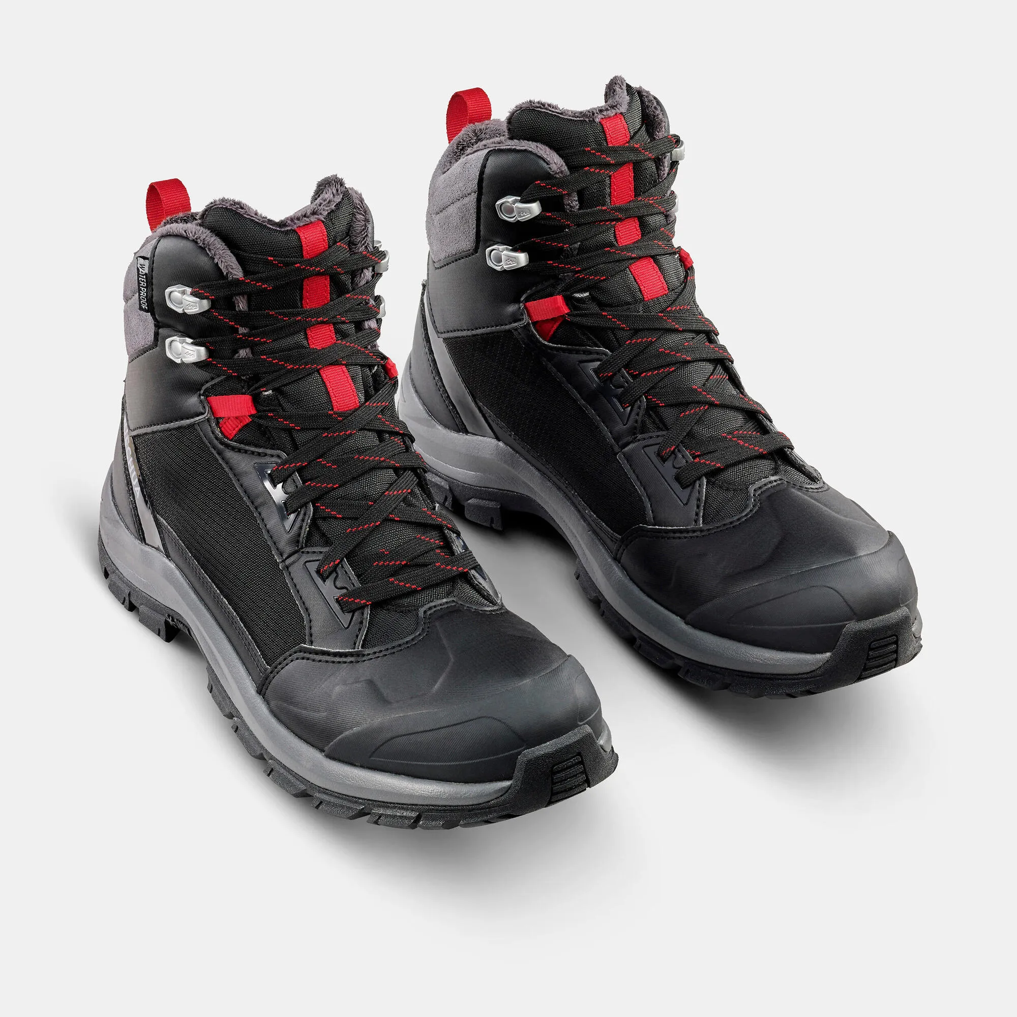 Men's Warm and Waterproof Hiking Boots - SH500 mountain MID