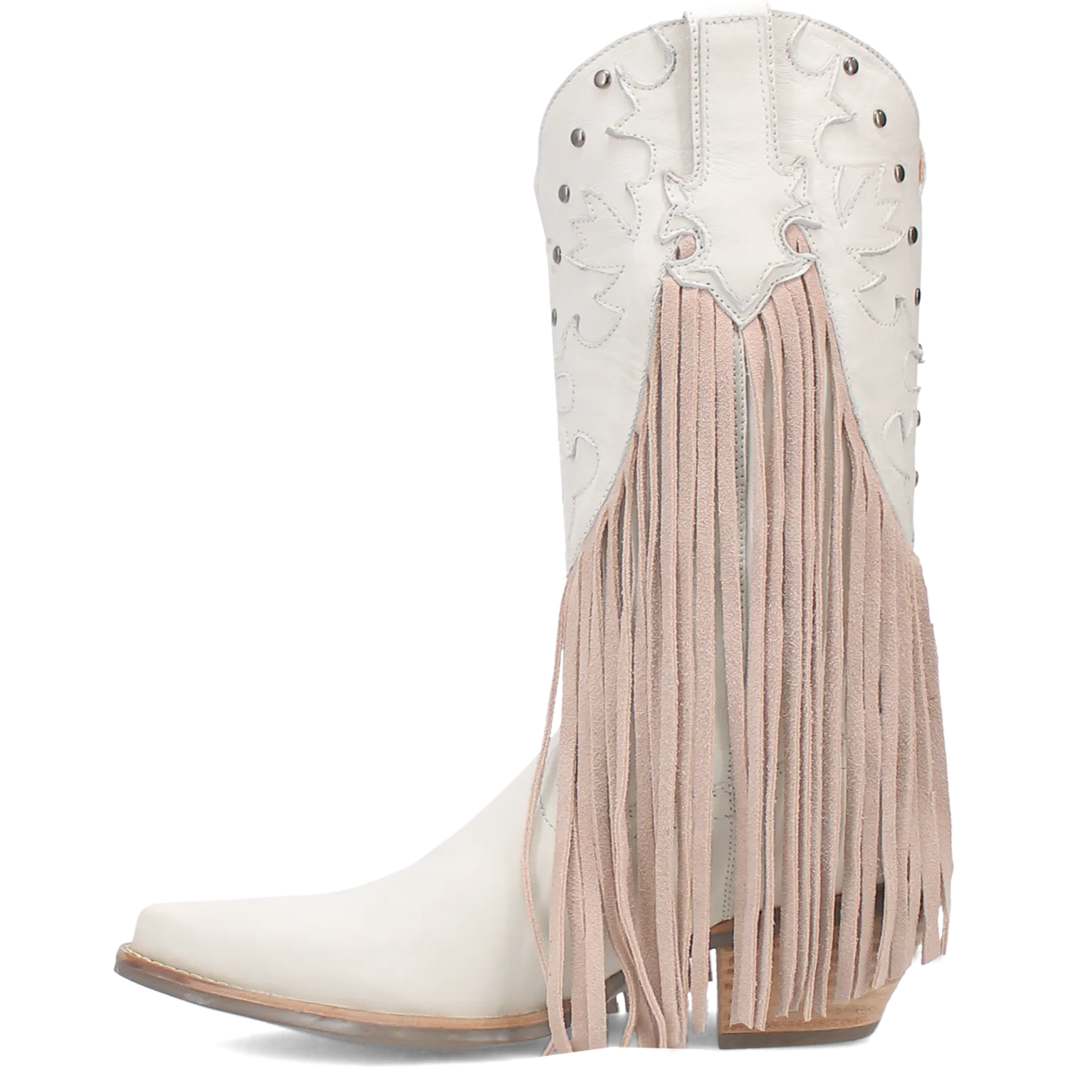 Online Exclusive | Dingo | Hoedown Leather Boot in Off White **PREORDER