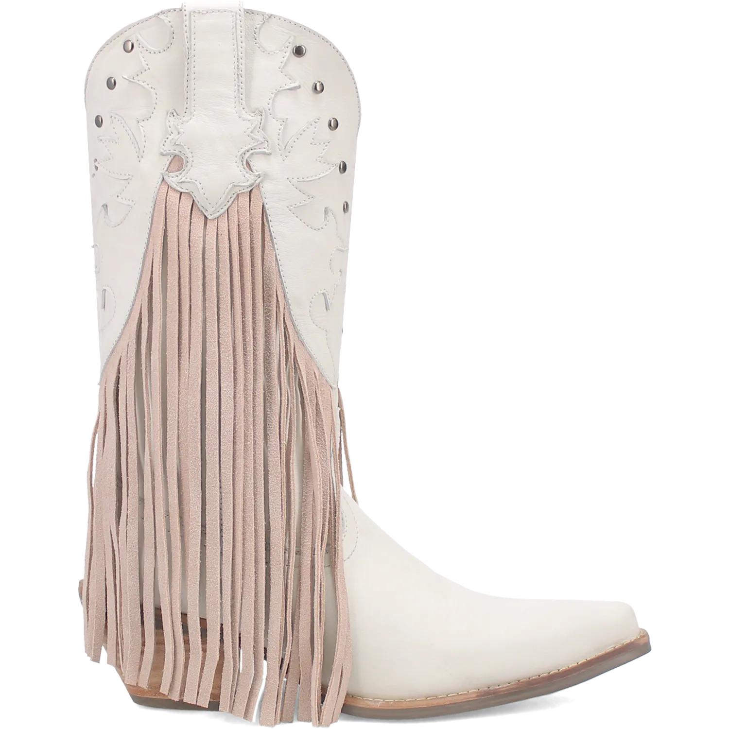 Online Exclusive | Dingo | Hoedown Leather Boot in Off White **PREORDER