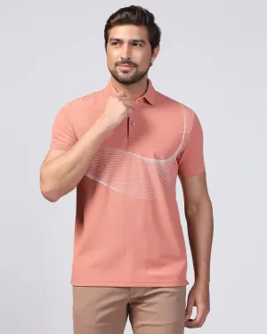 Polo Pink Printed T-Shirt - Frost