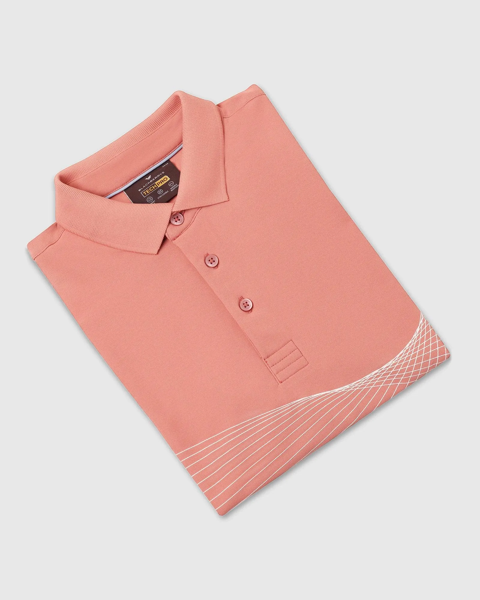 Polo Pink Printed T-Shirt - Frost