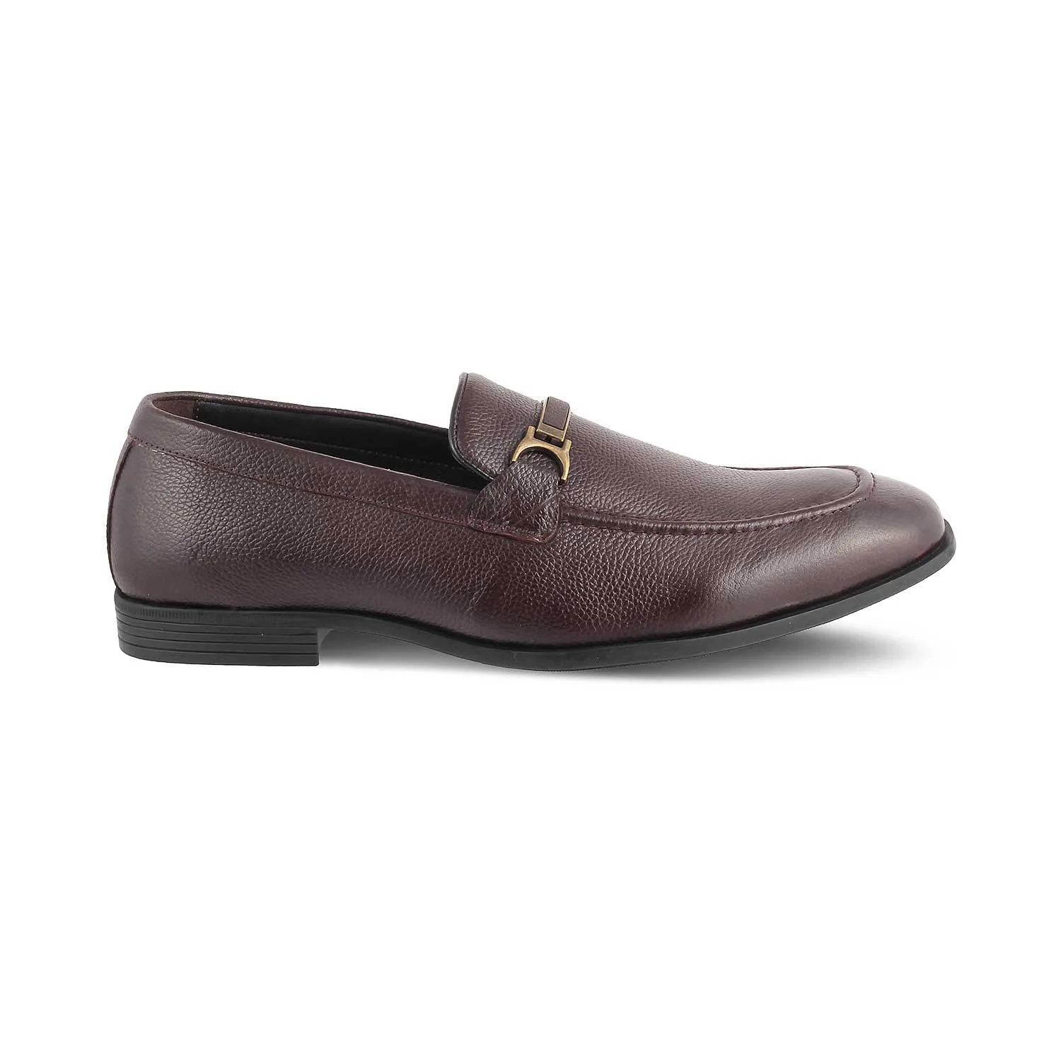 The Leven Brown Men's Leather Loafers Tresmode