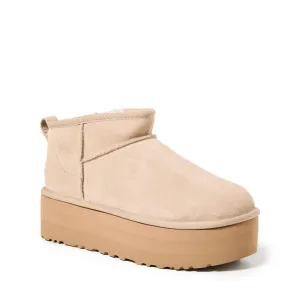 Women's Shoes UGG CLASSIC ULTRA MINI PLATFORM Ankle Boots 1135092 SAND